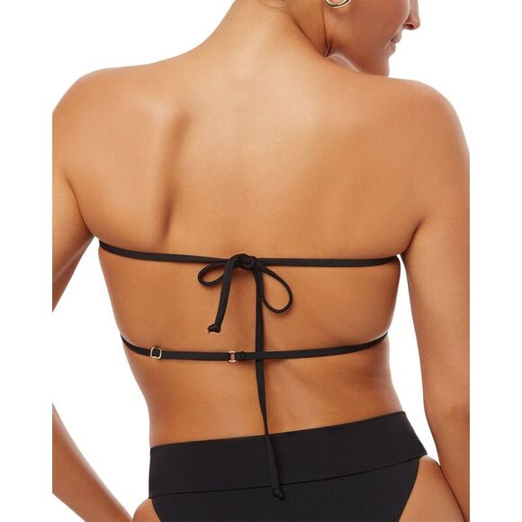 WeWoreWhat Ruched Linen-Blend Bra Top - Picture 2 of 3